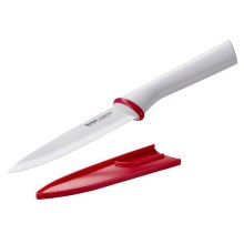 Tefal - Couteau universel en céramique INGENIO 13 cm blanc/rouge
