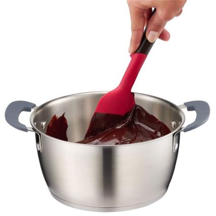 Tefal - Cuillère en silicone INGENIO noir/rouge