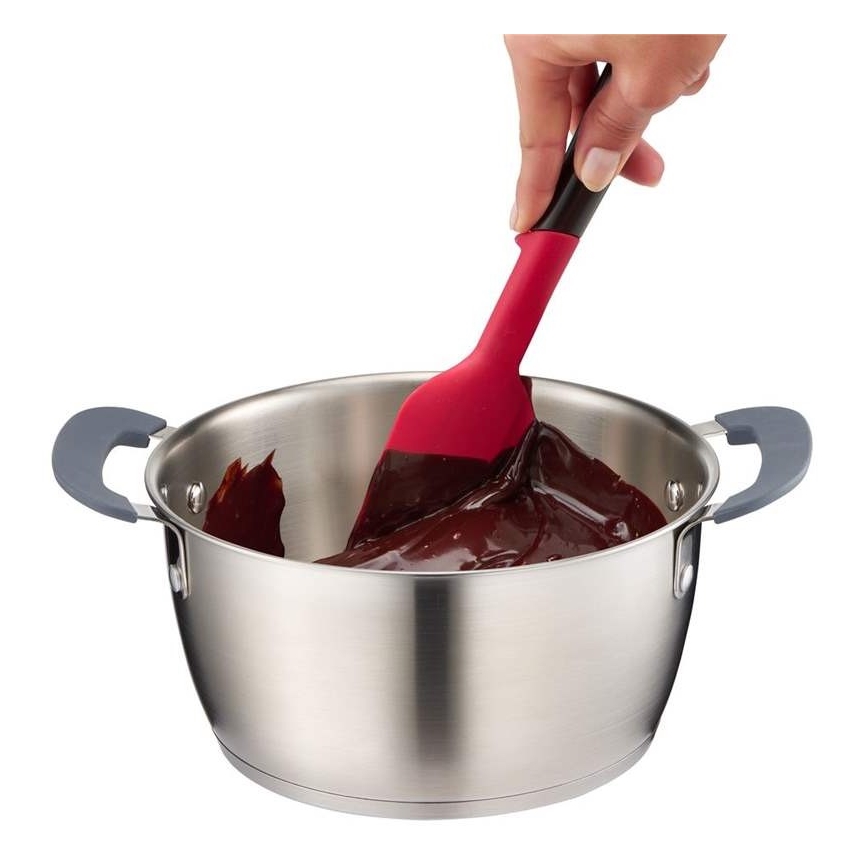 Tefal - Cuillère en silicone INGENIO noir/rouge