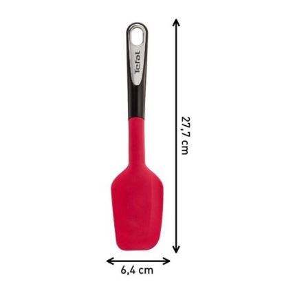 Tefal - Cuillère en silicone INGENIO noir/rouge
