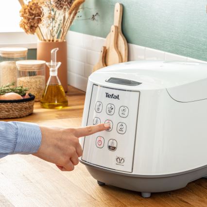 Tefal - Cuiseur à riz 8 en 1 EASY COOK 750 W/230 V 5 L blanc