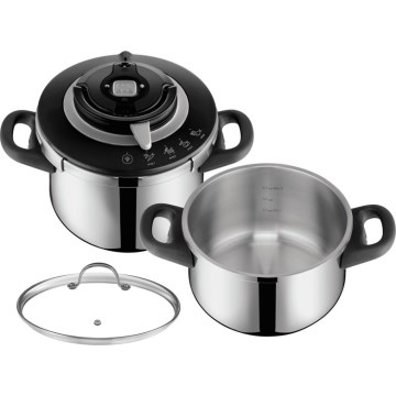 Tefal - Ensemble d'autocuiseurs CLIPSO CHEF 4,5/6 l