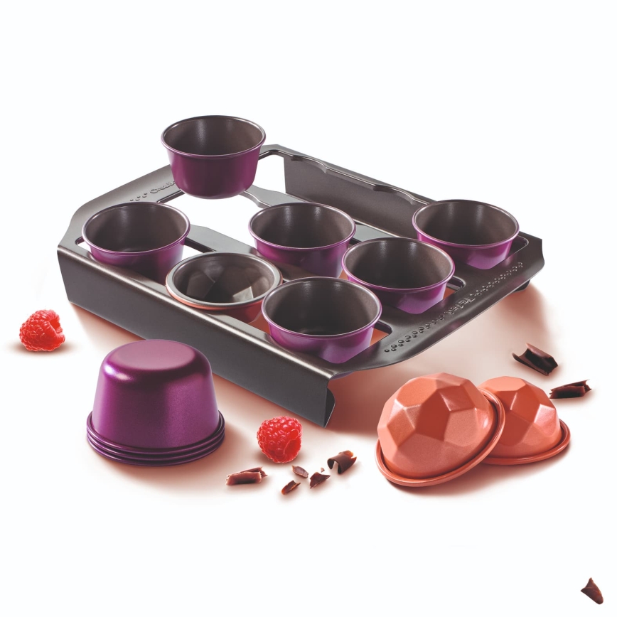 Tefal - Ensemble de 13 moules à pâtisserie CREABAKE