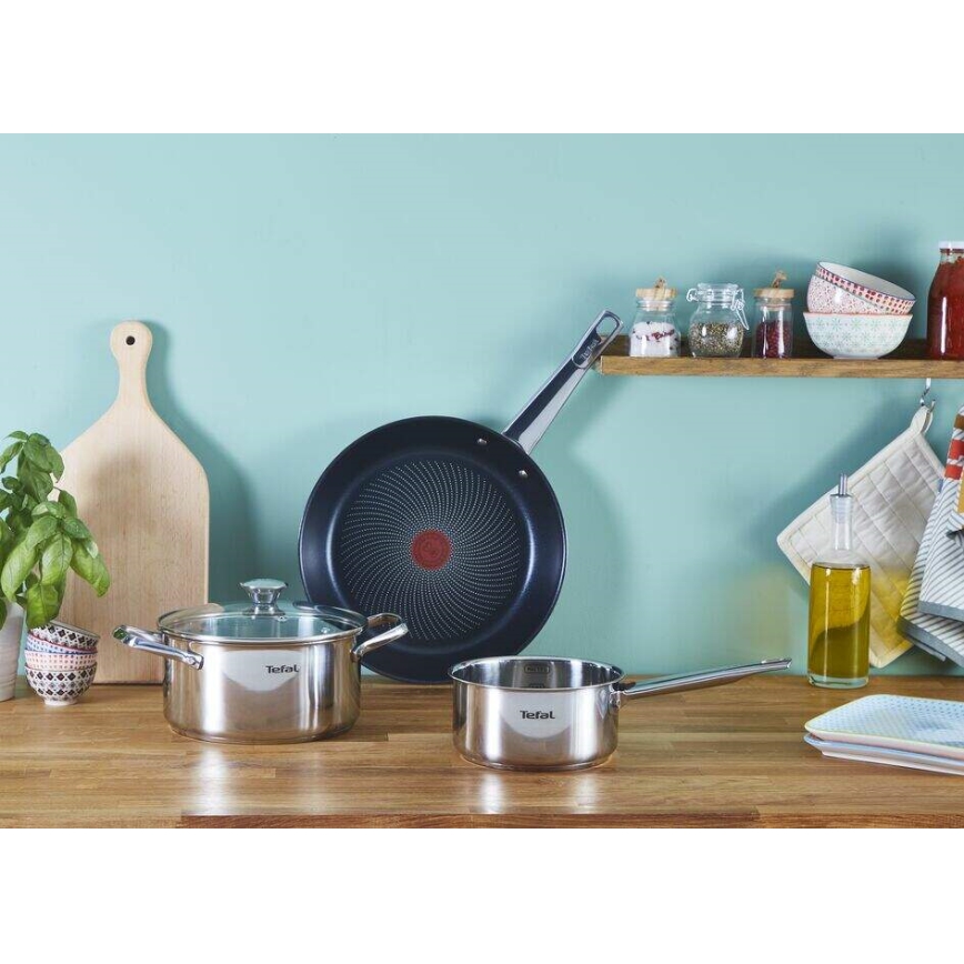 Tefal - Ensemble de 2 poêles COOK EAT 24/28 cm