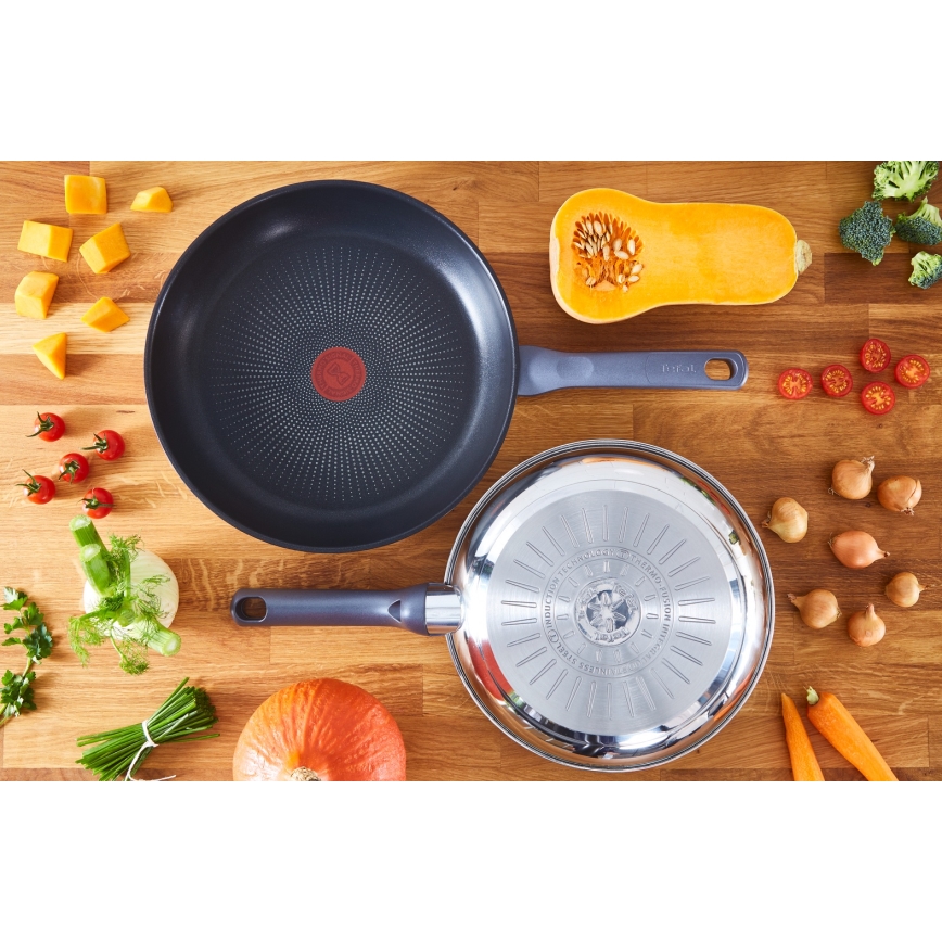 Tefal - Ensemble de 2 poêles DAILY COOK