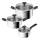 Tefal - Ensemble de 3 casseroles DELICIOUS en acier inoxydable