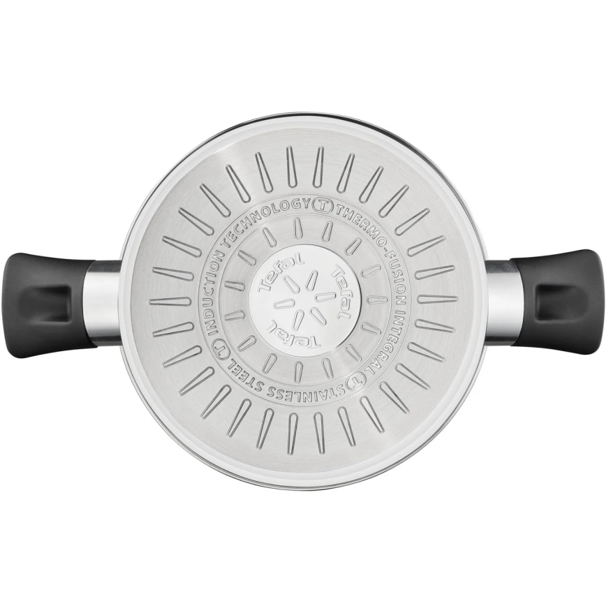 Tefal - Ensemble de 3 casseroles DELICIOUS en acier inoxydable