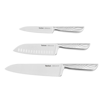 Tefal - Ensemble de 3 couteaux de cuisine PRECISION
