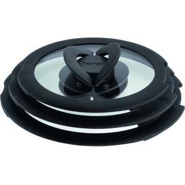 Tefal - Ensemble de 3 couvercles en verre