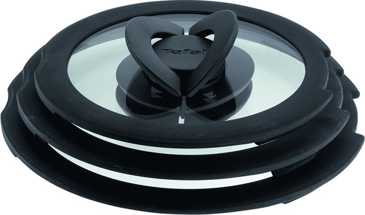 Tefal - Ensemble de 3 couvercles en verre