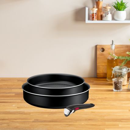 Tefal - Ensemble de 3 pièces de batterie de cuisine INGENIO GENEROUS COOK