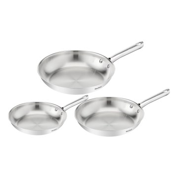 Tefal - Ensemble de 3 poêles DUETTO ON