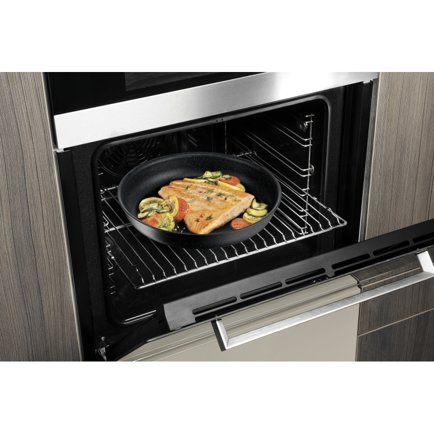 Tefal - Ensemble de 3 poêles INGENIO BLACK STONE