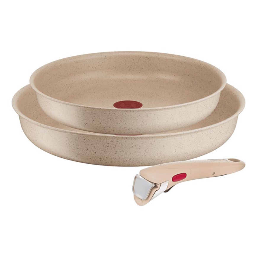 Tefal - Ensemble de 3 poêles INGENIO DELIGHT