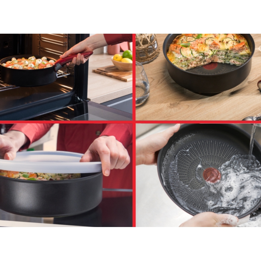 Tefal - Ensemble de 3 poêles INGENIO SO'LIGHT