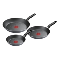 Tefal - Ensemble de 3 poêles ONLY COOK