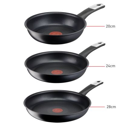 Tefal - Ensemble de 3 poêles PERFECT TOUCH