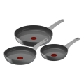 Tefal - Ensemble de 3 poêles RENEW ON
