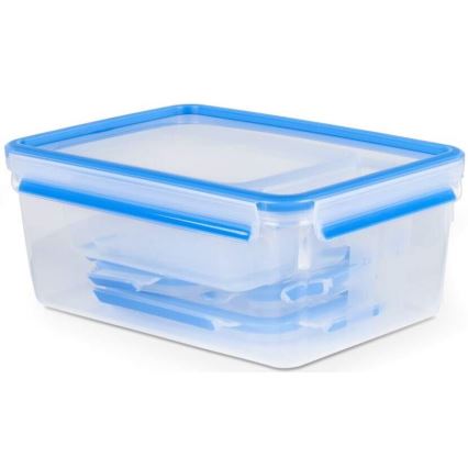 Tefal - Ensemble de 5 boîtes alimentaires MASTER SEAL FRESH, bleu