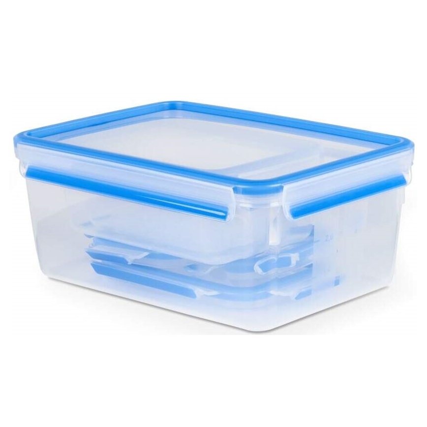 Tefal - Ensemble de 5 boîtes alimentaires MASTER SEAL FRESH, bleu
