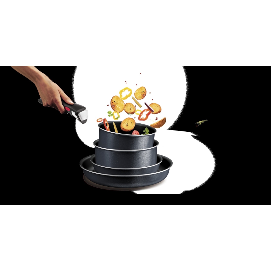 Tefal - Ensemble de 5 pièces de batterie de cuisine INGENIO SO LIGHT