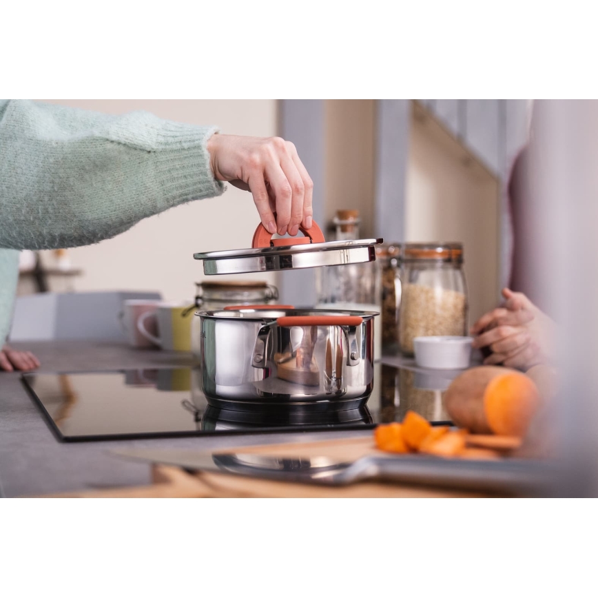 Tefal - Ensemble de 6 casseroles OPTI'SPACE