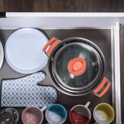 Tefal - Ensemble de 6 casseroles OPTI'SPACE
