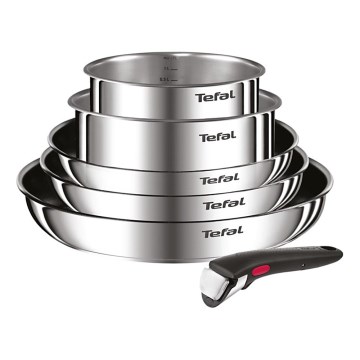 Tefal - Ensemble de 6 pièces INGENIO COOK en inox