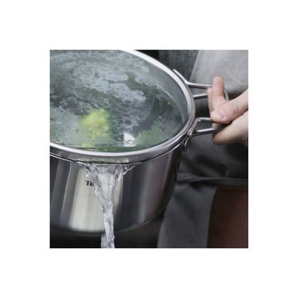 Tefal - Ensemble de casseroles 10 pièces NORDICA en acier inoxydable