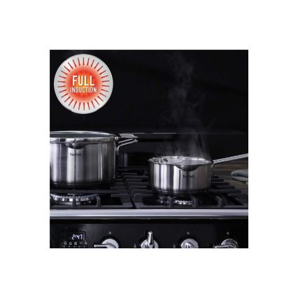 Tefal - Ensemble de casseroles 10 pièces NORDICA en acier inoxydable