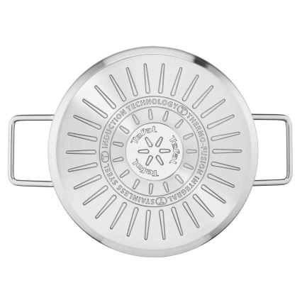 Tefal - Ensemble de casseroles 10 pièces NORDICA en acier inoxydable