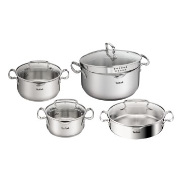 Tefal - Ensemble de cuisson 8 pièces DUETTO+