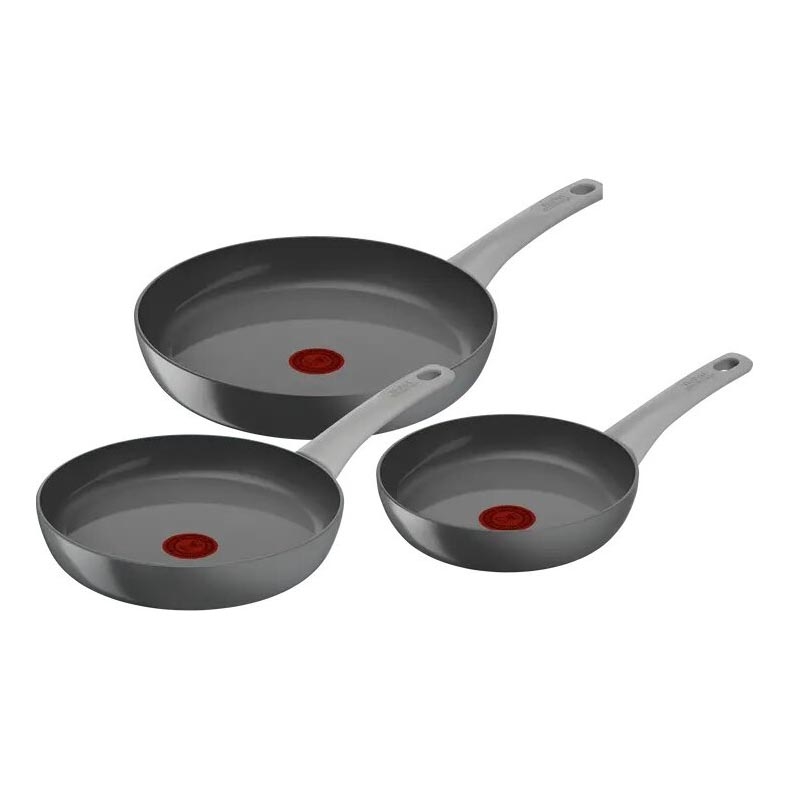 Tefal - Ensemble de poêles 3 pcs RENEW ON