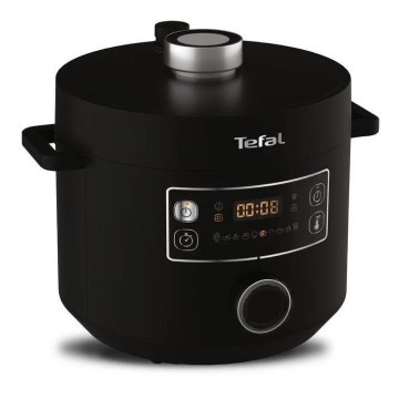 Tefal - Fait-tout électrique multifonction TURBO CUISINE 4,8 l 1090W/230V noir