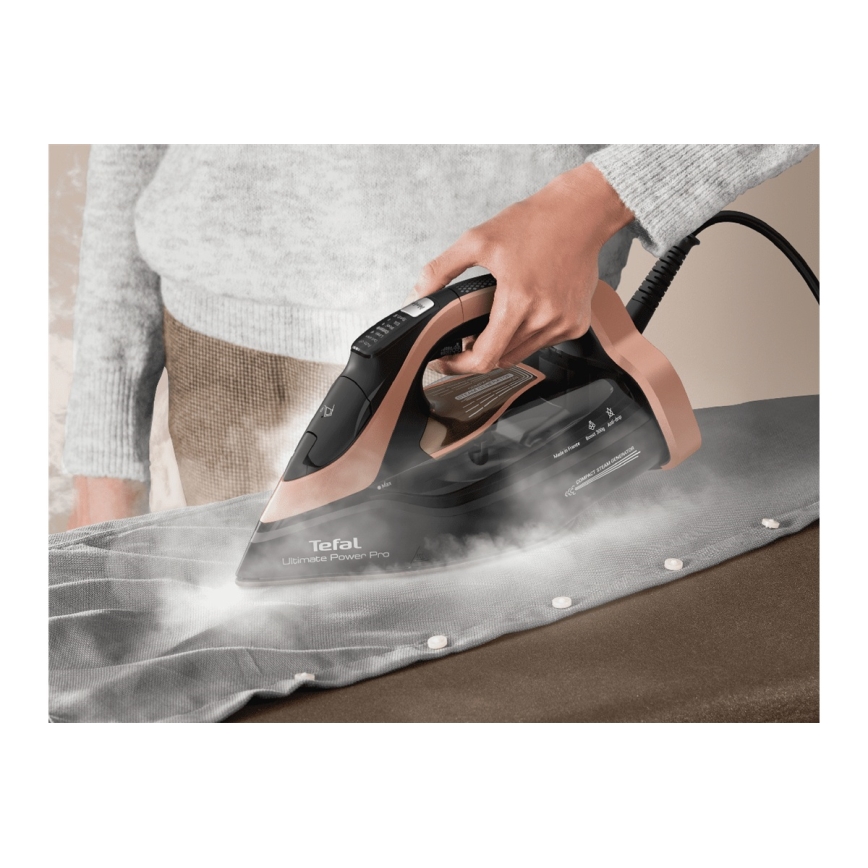 Tefal - Fer à vapeur ULTIMATE POWER 3200W/230V cuivre/noir