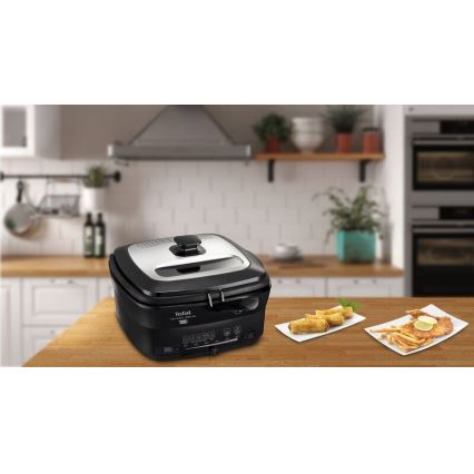 Tefal - Friteuse 2 l VERSALION DE LUXE 7 en 1 1600W/230V noir