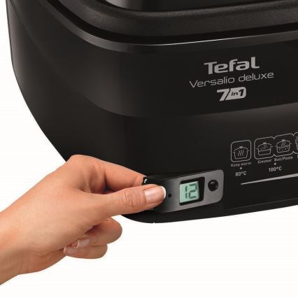 Tefal - Friteuse 2 l VERSALION DE LUXE 7 en 1 1600W/230V noir