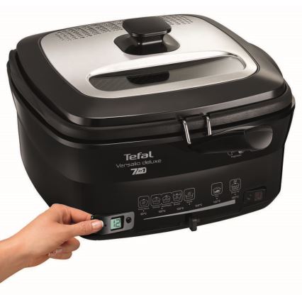 Tefal - Friteuse 2 l VERSALION DE LUXE 7 en 1 1600W/230V noir