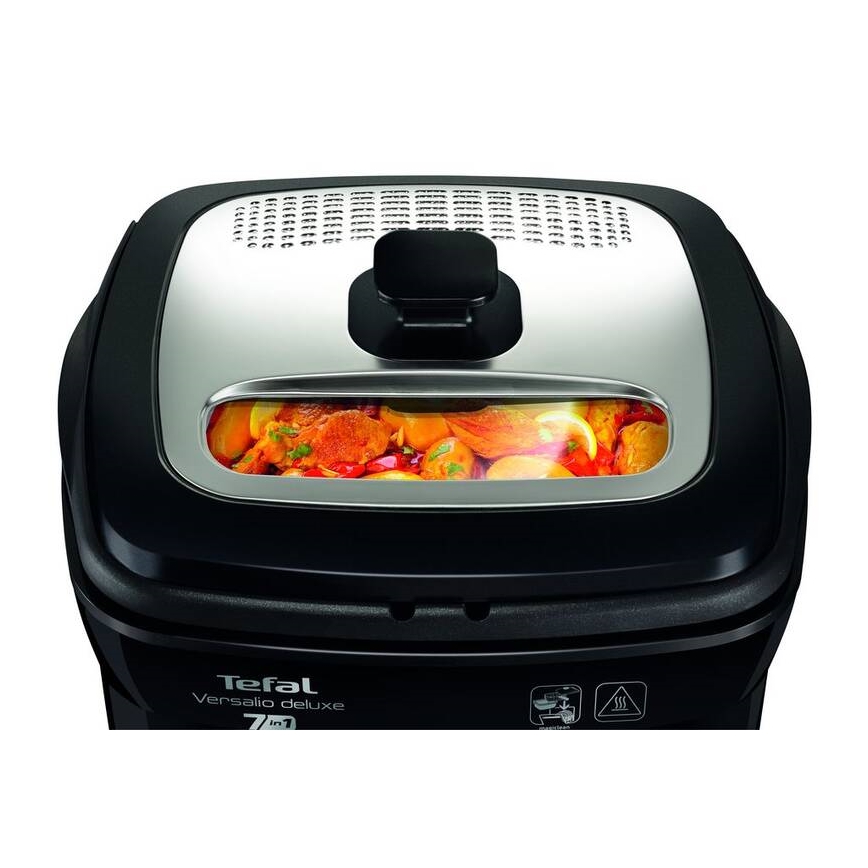 Tefal - Friteuse 2 l VERSALION DE LUXE 7 en 1 1600W/230V noir