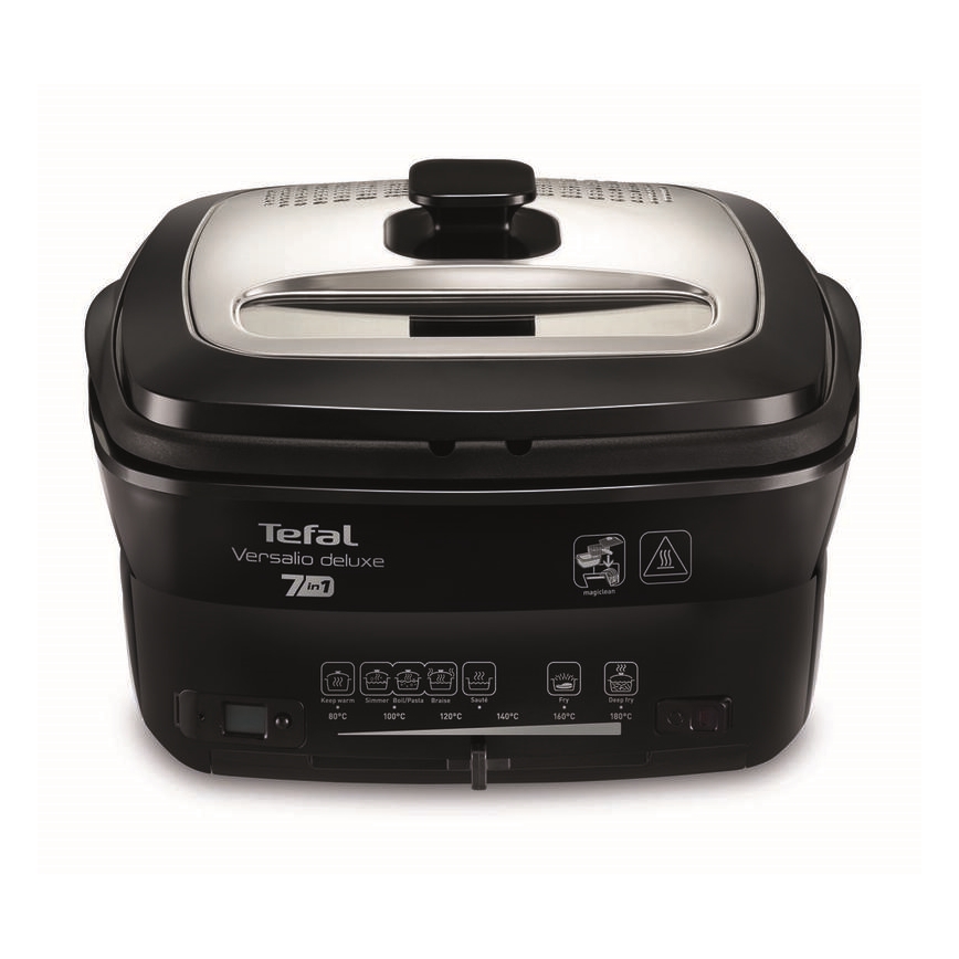 Tefal - Friteuse 2 l VERSALION DE LUXE 7 en 1 1600W/230V noir