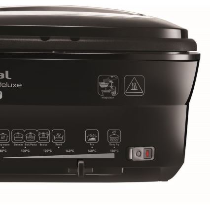 Tefal - Friteuse 2 l VERSALION DE LUXE 7 en 1 1600W/230V noir