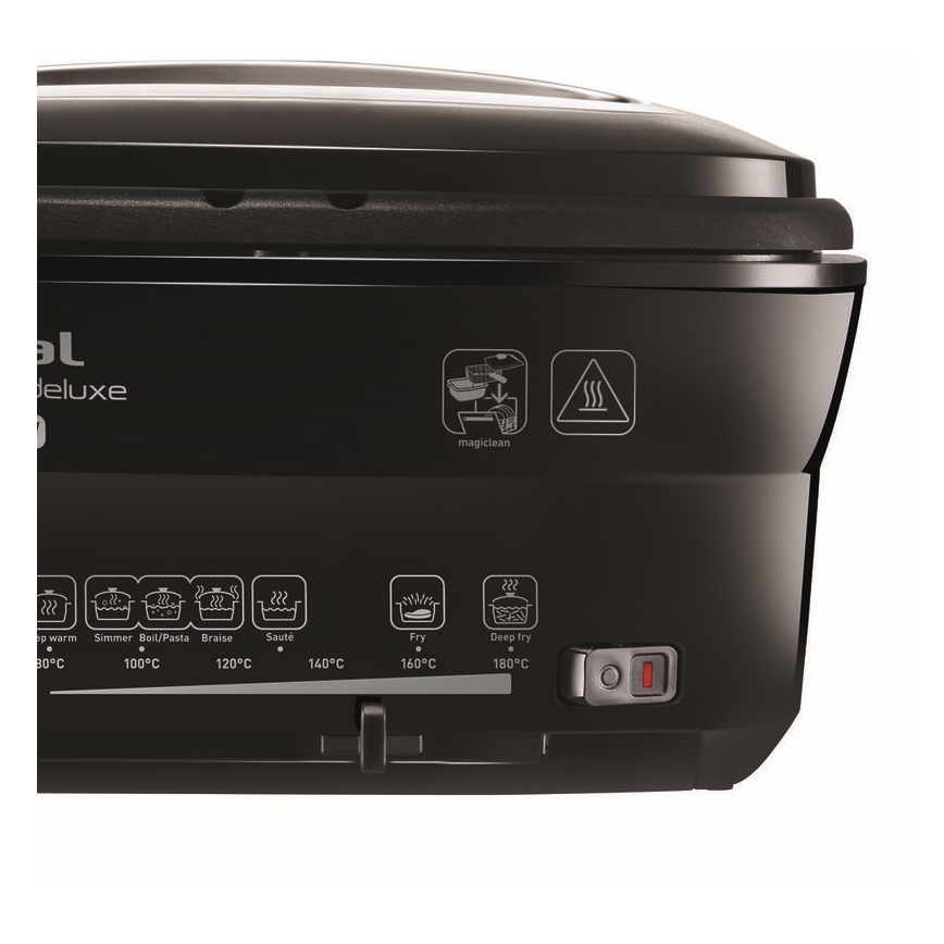 Tefal - Friteuse 2 l VERSALION DE LUXE 7 en 1 1600W/230V noir
