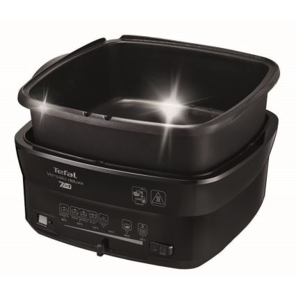 Tefal - Friteuse 2 l VERSALION DE LUXE 7 en 1 1600W/230V noir