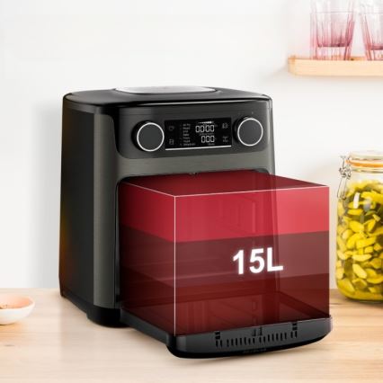 Tefal - Friteuse à air chaud 15 l EASY FRY 9 en 1 1800W/230V noire