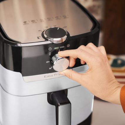 Tefal - Friteuse sans huile 4,2 l EASY FRY&GRILL 2-en-1 1550W/230V inox