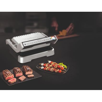 Tefal - Gril à contact OPTIGRILL 2 en 1 2100W/230V inox
