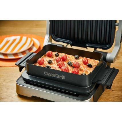 Tefal - Gril de contact OPTIGRILL 2100W/230V chrome mat