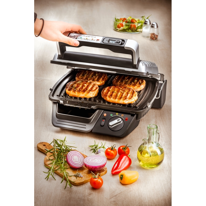 Tefal - Gril de contact SUPERGRILL 2000 W/230 V