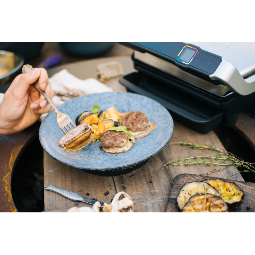 Tefal - Gril électrique OPTIGRILL ELITE 2000W/230V