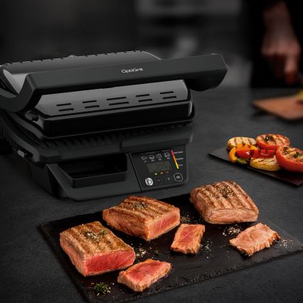 Tefal - Grill électrique intelligent Tefal OPTIGRILL 2000W/230V